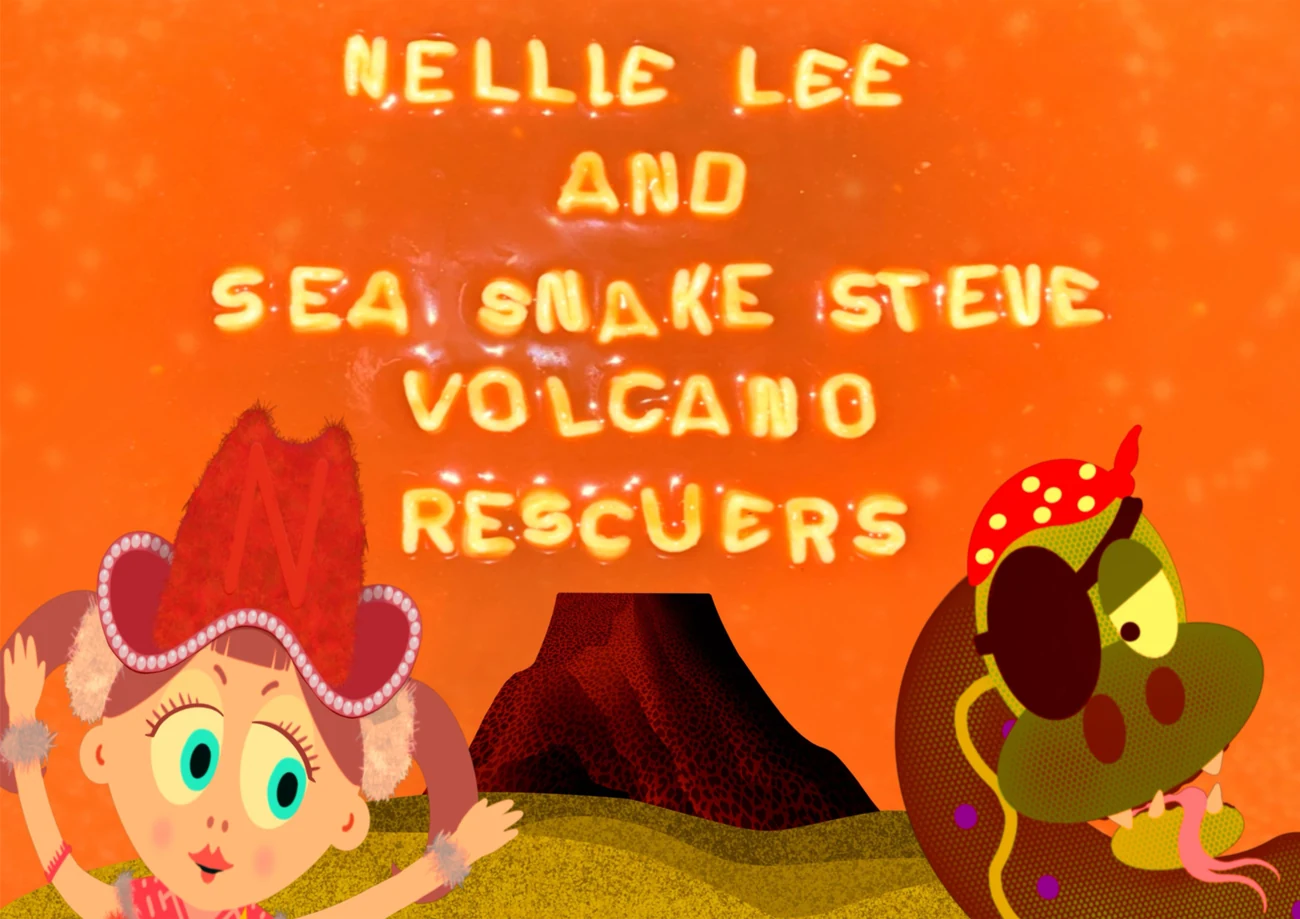 Cover of Nellie Lee and Sea Snake Steve Volcano Rescuers